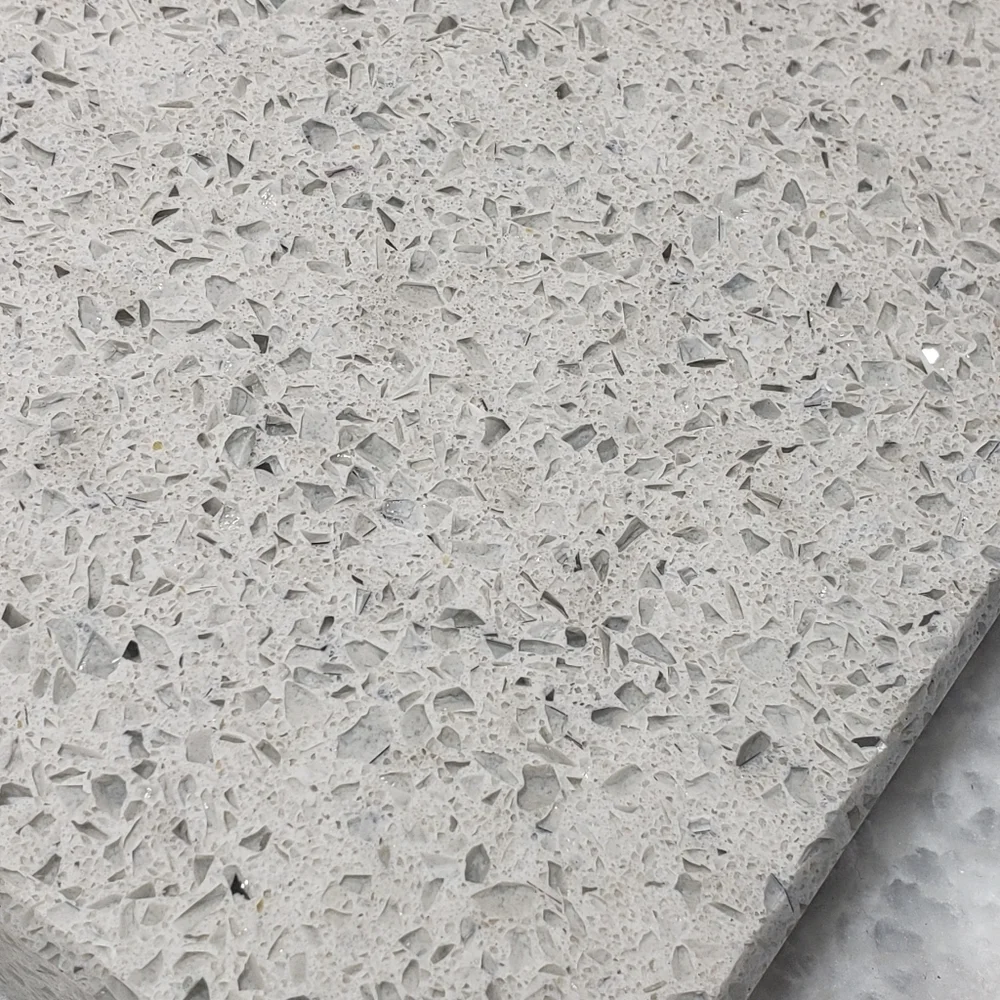 Quartz Stone Cutting Board cheese sushi charcuterie stone chip design 10x5